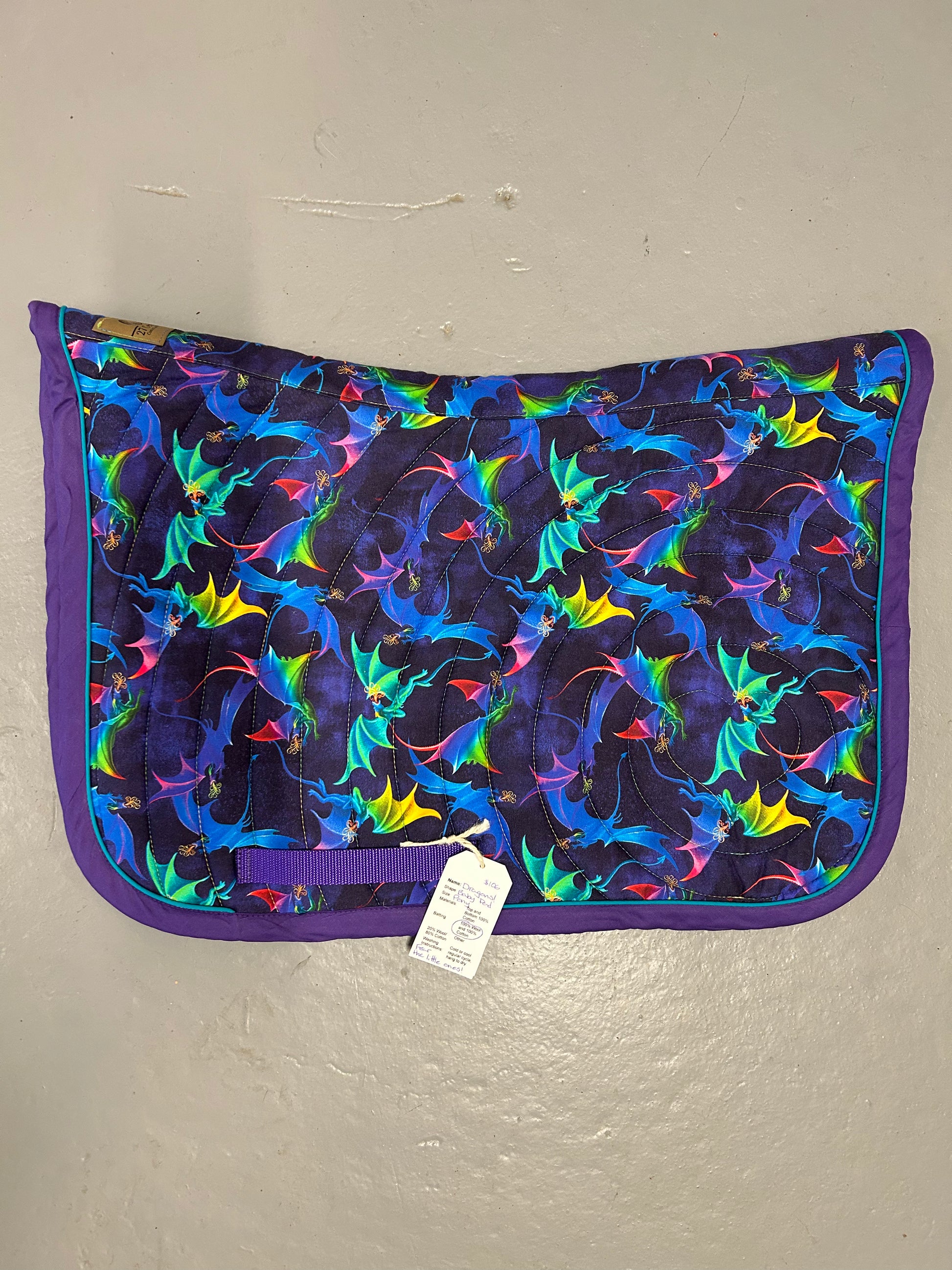 27 Cedar Custom Jumper English Saddle Pads-Western Saddle Pad-27 Cedar Custom Saddle Pads-Kynaite Blue - Full-Evolution Equestrian Co.
