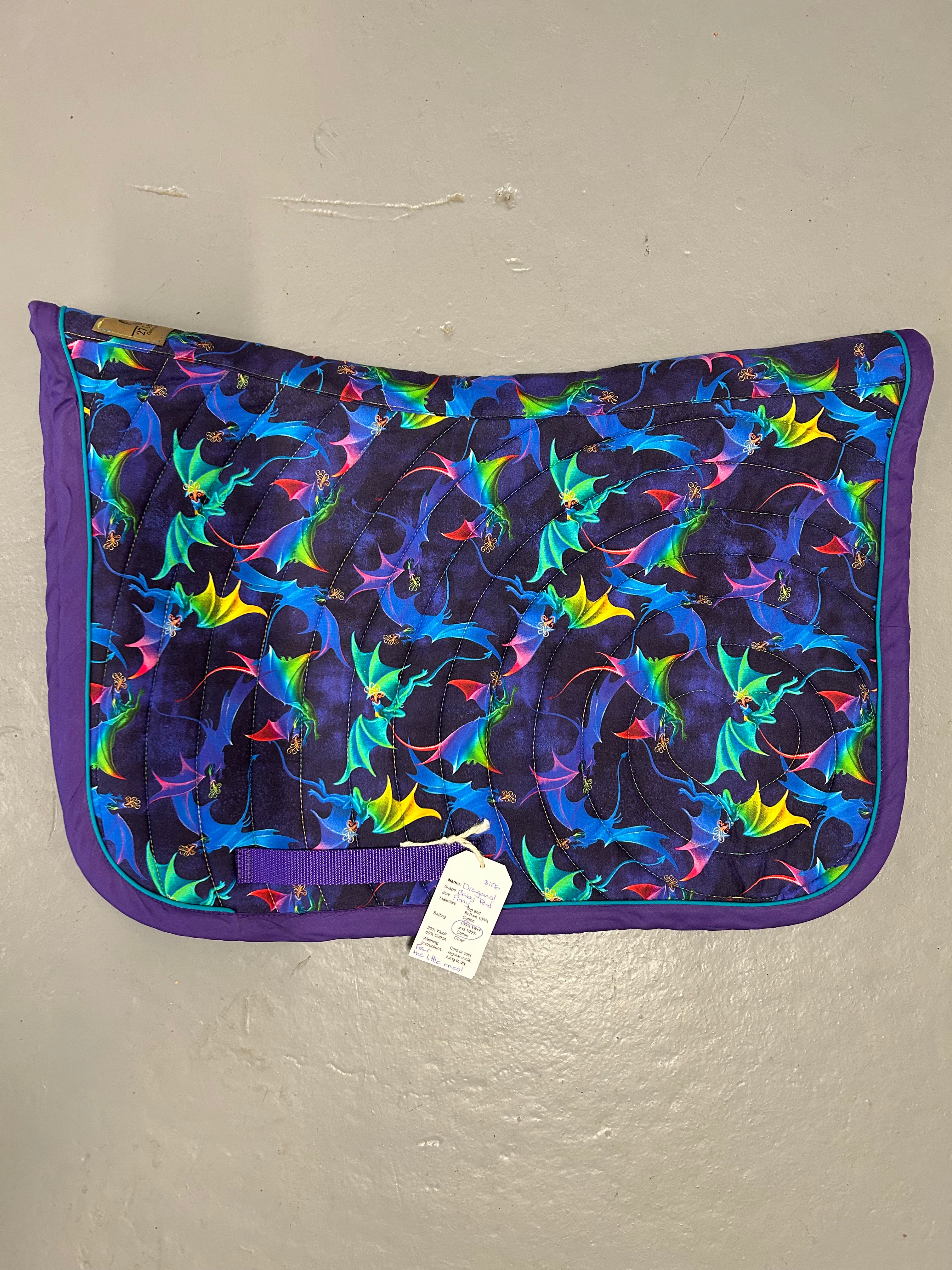 27 Cedar Custom Jumper English Saddle Pads-Western Saddle Pad-27 Cedar Custom Saddle Pads-Kynaite Blue - Full-Evolution Equestrian Co.