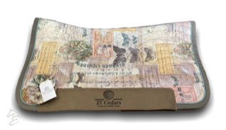 27 Cedar Custom Western Saddle Pads-Western Saddle Pad-27 Cedar Custom Saddle Pads-French Country - Double -30"-Evolution Equestrian Co.