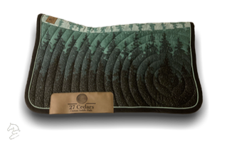 27 Cedar Custom Western Saddle Pads-Western Saddle Pad-27 Cedar Custom Saddle Pads-27 Cedar Signature - Single-32"-Evolution Equestrian Co.