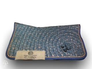 27 Cedar Custom Western Saddle Pads-Western Saddle Pad-27 Cedar Custom Saddle Pads-Cocktail Hour - Single - 32"-Evolution Equestrian Co.