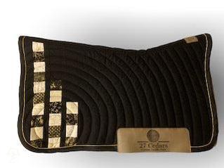 27 Cedar Custom Western Saddle Pads-Western Saddle Pad-27 Cedar Custom Saddle Pads-Johnny Cash - Single - 30"-Evolution Equestrian Co.