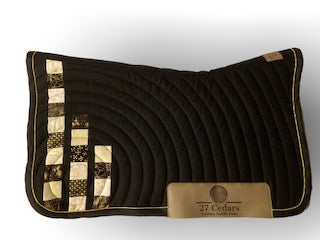 27 Cedar Custom Western Saddle Pads-Western Saddle Pad-27 Cedar Custom Saddle Pads-Johnny Cash - Single - 30