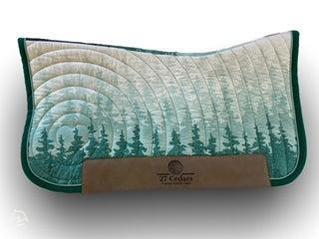 27 Cedar Custom Western Saddle Pads-Western Saddle Pad-27 Cedar Custom Saddle Pads-27 Cedar Signature Light - Double - 32"-Evolution Equestrian Co.