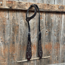 Load image into Gallery viewer, Rodeo Drive - Dark Oil Paisley One Ear Headstall
