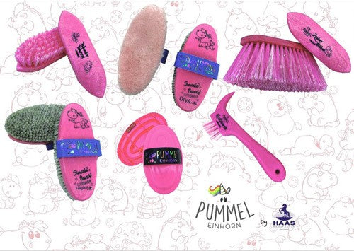 Haas Pummel Pink Brush Set