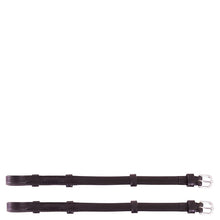 Load image into Gallery viewer, BR Cheekpieces-English Tack-Bieman De Haas-Black/Silver-Pony-Evolution Equestrian Co.
