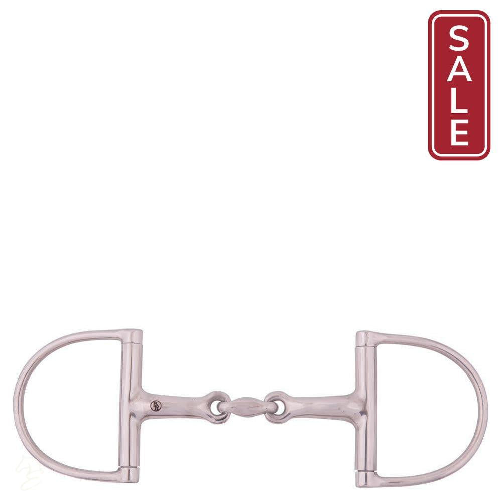 BR Double Jointed Dee Ring Snaffle-Bits-Bieman De Haas-12.5 cm-Evolution Equestrian Co.
