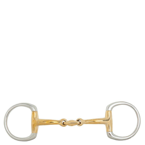 BR Double Jointed Soft Contact Eggbutt Snaffle-Bits-Bieman De Haas-12.5 cm / 5