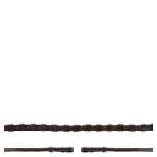 Load image into Gallery viewer, BR Hunter Laced Reins-English Reins-Bieman De Haas-Tobacco-Evolution Equestrian Co.
