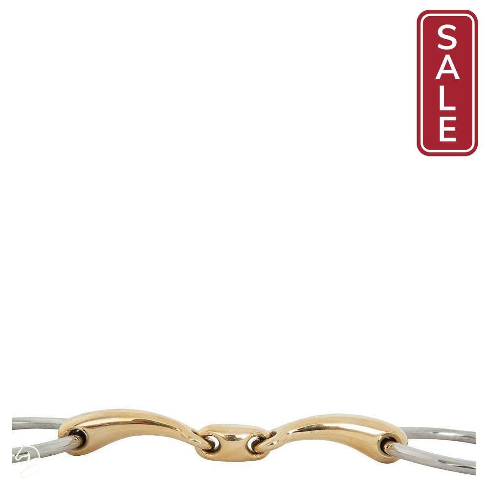 BR Soft Contact Double Jointed Loose Ring Snaffle-Bit-Bieman De Haas-11.5 cm / 4.5"-Evolution Equestrian Co.