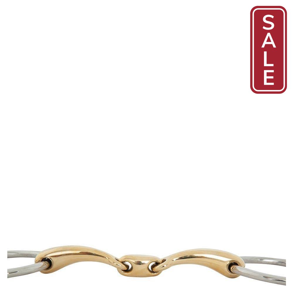 BR Soft Contact Double Jointed Loose Ring Snaffle-Bit-Bieman De Haas-11.5 cm / 4.5"-Evolution Equestrian Co.