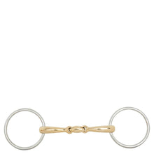 Load image into Gallery viewer, BR Soft Contact Double Jointed Loose Ring Snaffle
