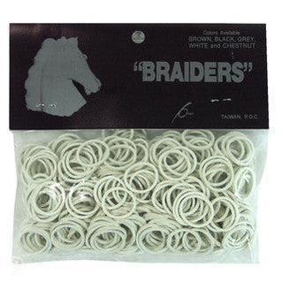 Braiding Elastics - 500pcs-Horse Tack-Can Pro Equestrian Supply-White-Evolution Equestrian Co.