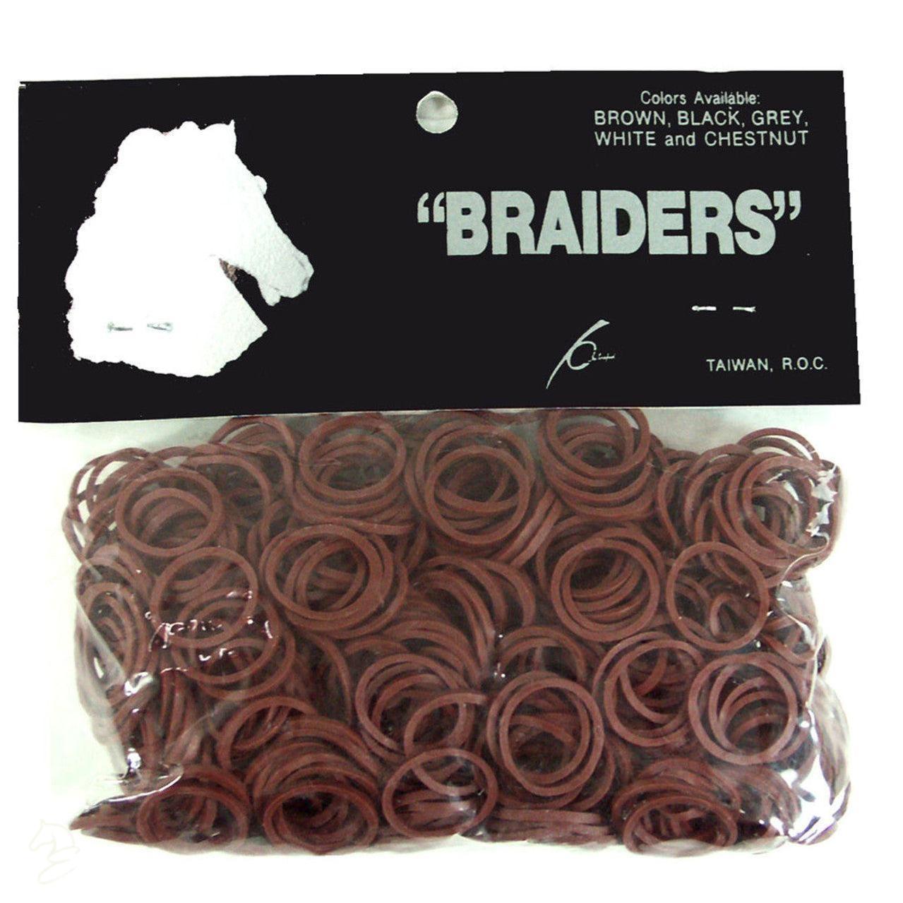 Braiding Elastics - 500pcs-Horse Tack-Can Pro Equestrian Supply-Brown-Evolution Equestrian Co.