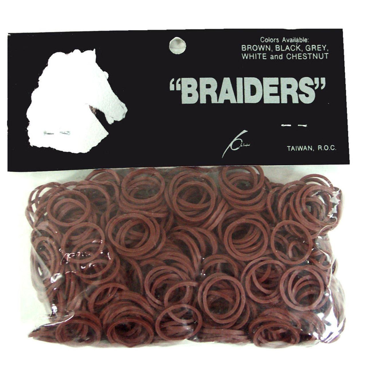 Braiding Elastics - 500pcs-Horse Tack-Can Pro Equestrian Supply-Brown-Evolution Equestrian Co.