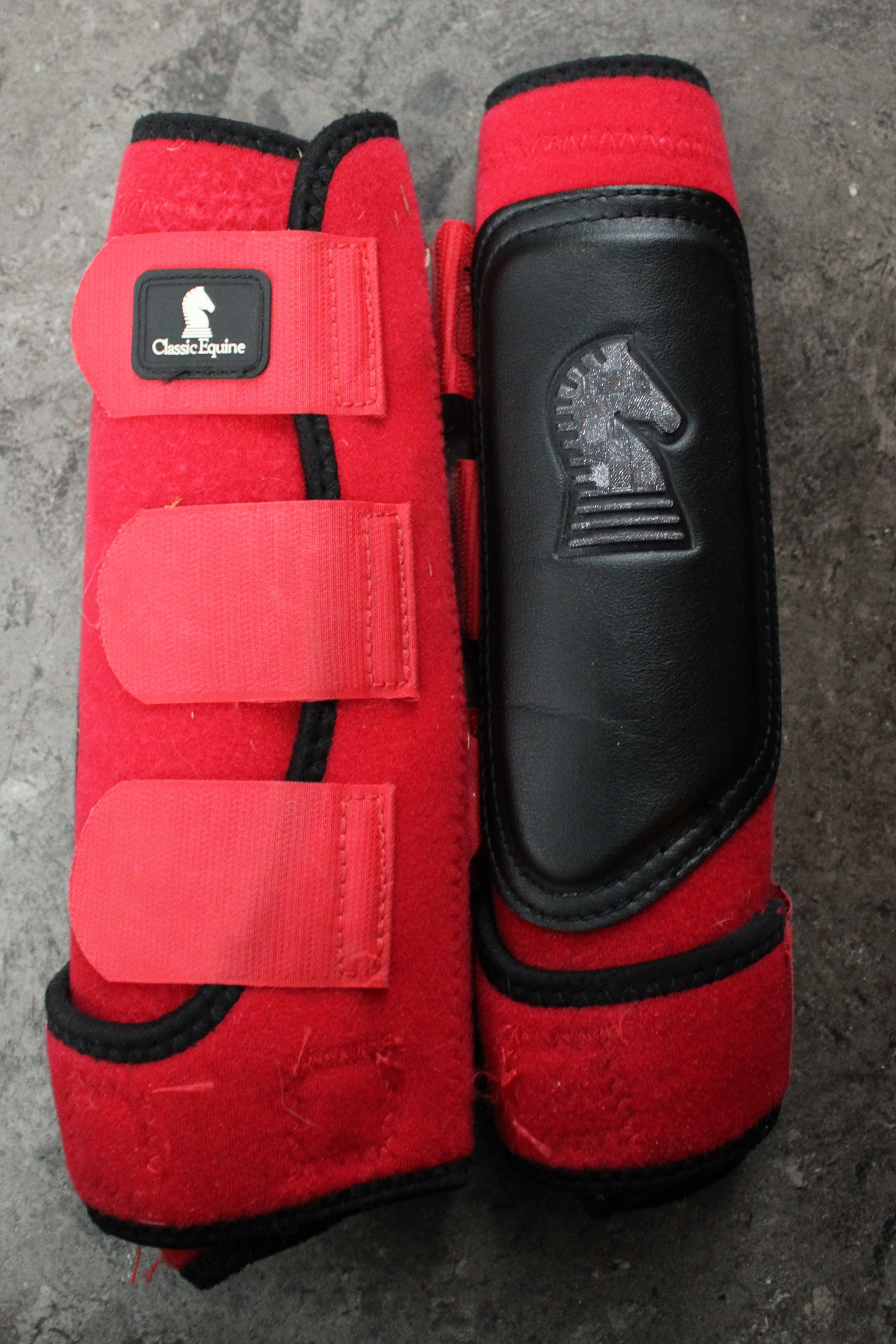 Classic Equine CrossFit Boots Red Large Hinds Evolution Equestrian Co.