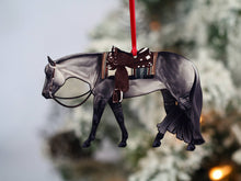 Load image into Gallery viewer, Classy Equine Grulla Western Pleasure Horse Ornament Quarter Horse-Christmas-Classy Equine-Evolution Equestrian Co.
