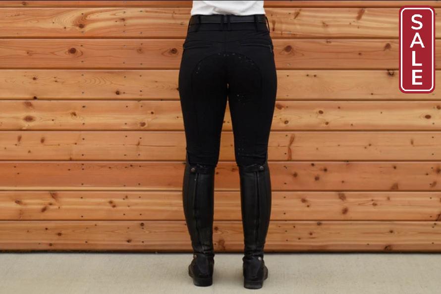 Derby Clothing Company Original Full Seat Breeches-Breeches-Derby Clothing Company-EU 32 / US 20-Black-Evolution Equestrian Co.