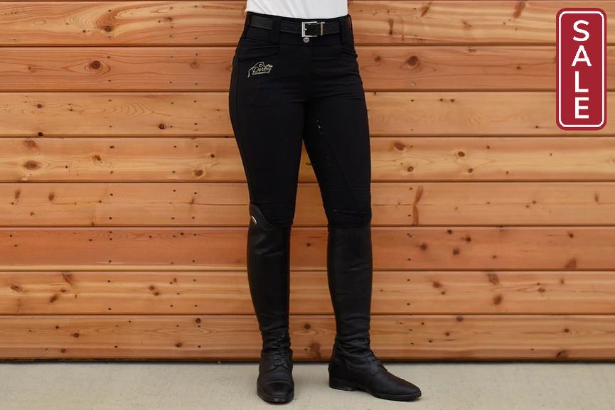 Derby Clothing Company Original Full Seat Breeches-Breeches-Derby Clothing Company-EU 32 / US 20-Black-Evolution Equestrian Co.