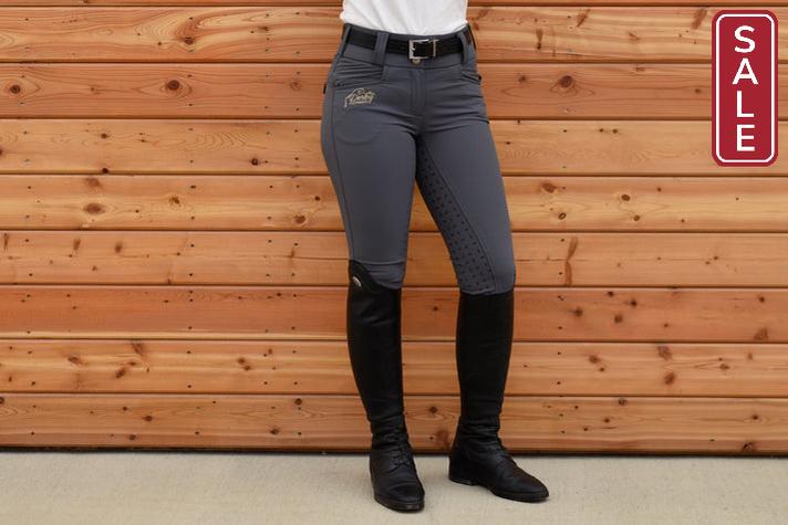 Derby Clothing Company Original Full Seat Breeches-Breeches-Derby Clothing Company-EU 32 / US 20-Grey-Evolution Equestrian Co.