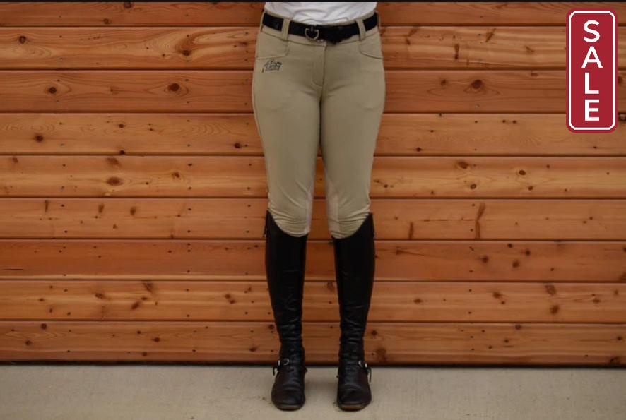 Derby Clothing Company Original Kneepatch Breeches-Breeches-Derby Clothing Company-EU 46 / US 34-Beige-Evolution Equestrian Co.