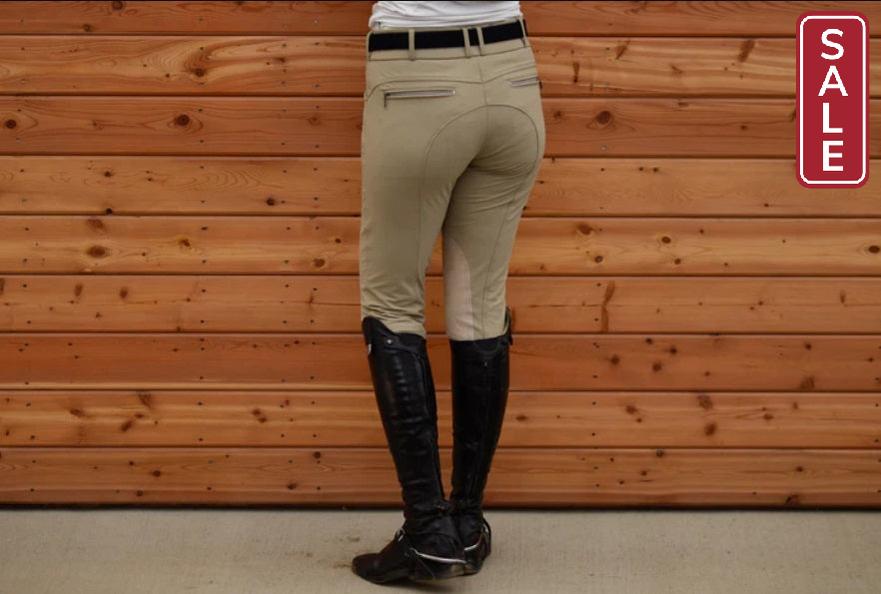 Derby Clothing Company Original Kneepatch Breeches-Breeches-Derby Clothing Company-EU 46 / US 34-Beige-Evolution Equestrian Co.