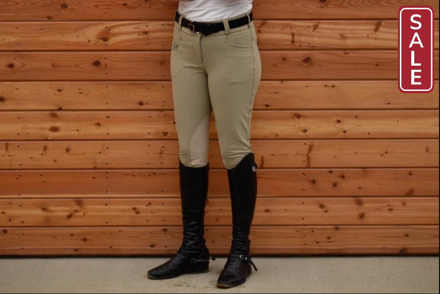 Derby Clothing Company Original Kneepatch Breeches-Breeches-Derby Clothing Company-EU 46 / US 34-Beige-Evolution Equestrian Co.