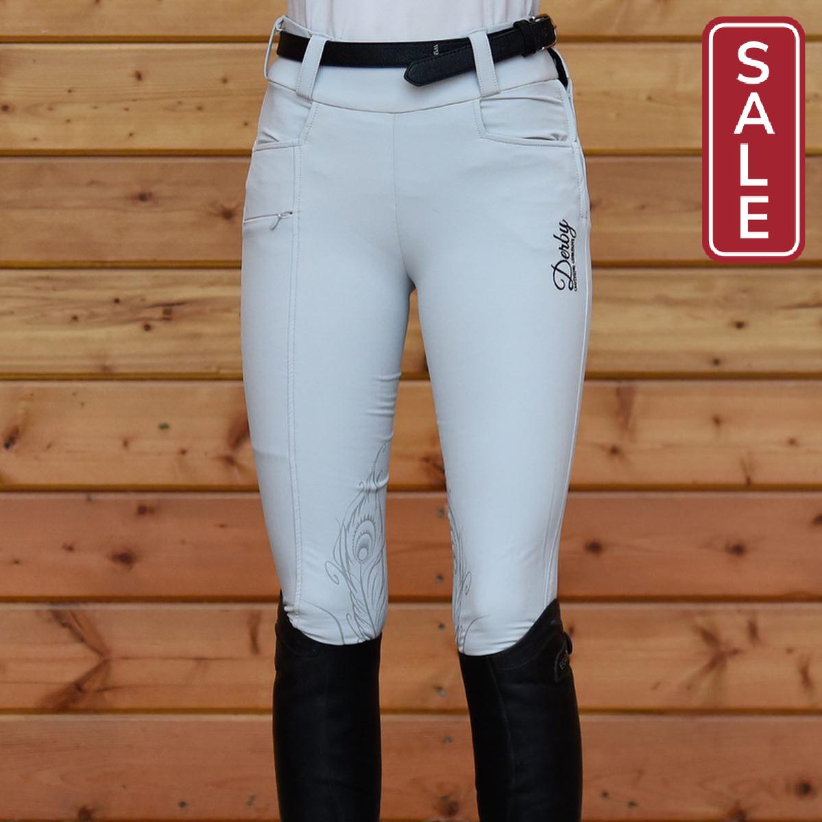 Derby Clothing Company Zero Gravity Knee Patch Breeches-Breeches-Derby Clothing Company-EU 36 / US 24-Evolution Equestrian Co.