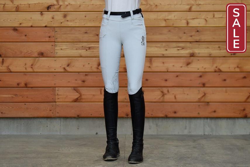 Derby Clothing Company Zero Gravity Knee Patch Breeches-Breeches-Derby Clothing Company-EU 36 / US 24-Evolution Equestrian Co.