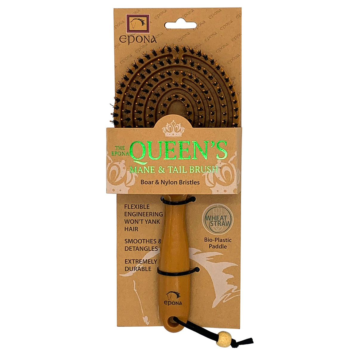 Epona Queen's Brush-Horse Brush-Canadian Centurion Supply-Evolution Equestrian Co.