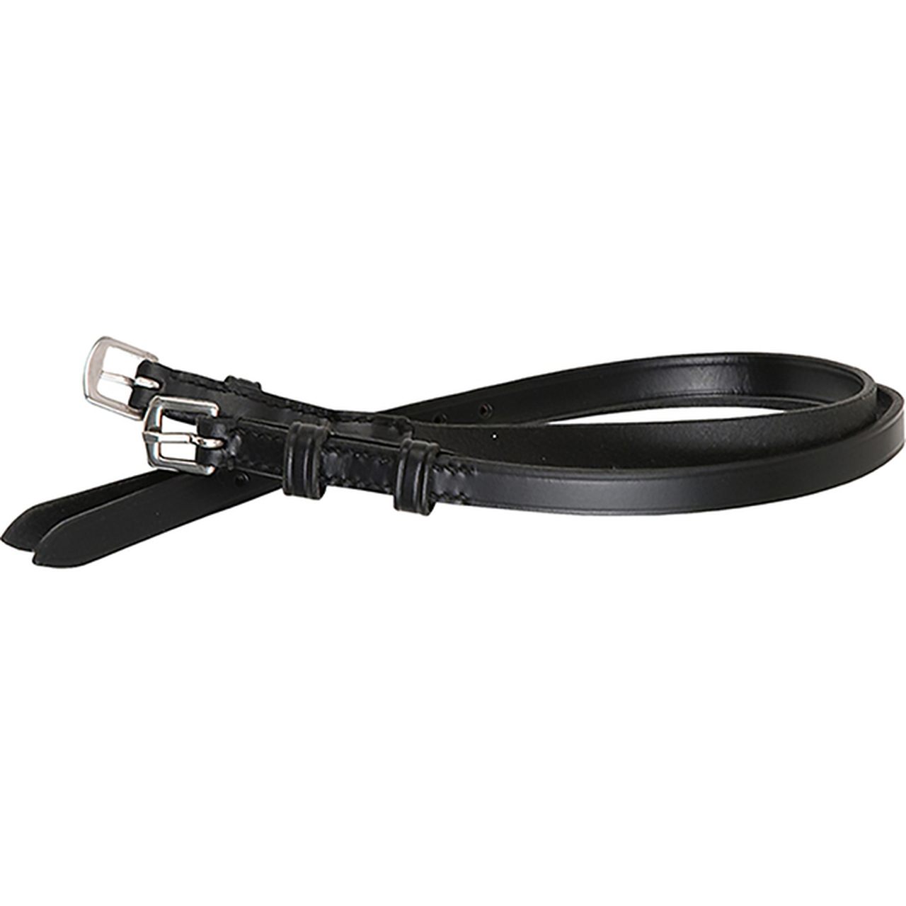 Flex Rider Black Leather Spur Straps-Equestrian-Can Pro Equestrian Supply-Adult 18"-Evolution Equestrian Co.