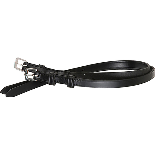 Flex Rider Black Leather Spur Straps-Equestrian-Can Pro Equestrian Supply-Adult 18