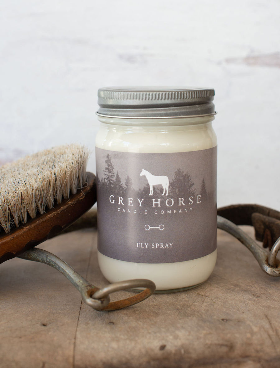 Grey Horse Candle - Fly Spray