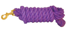 Load image into Gallery viewer, Heavy Duty Cotton Lead Rope-Horse Tack-Can Pro Equestrian Supply-Purple-Evolution Equestrian Co.
