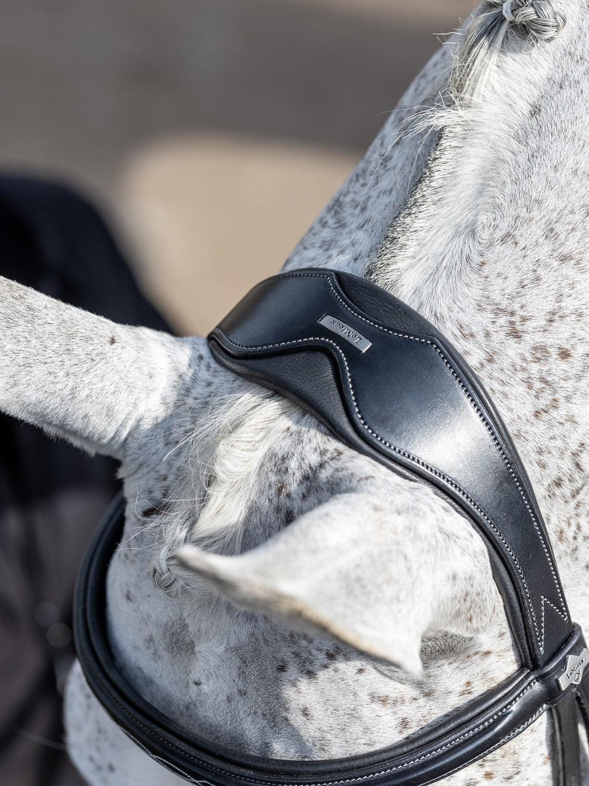 LeMieux Kudos Competition Flash English Bridle-Bridles-LeMieux-Pony-Havana-Evolution Equestrian Co.