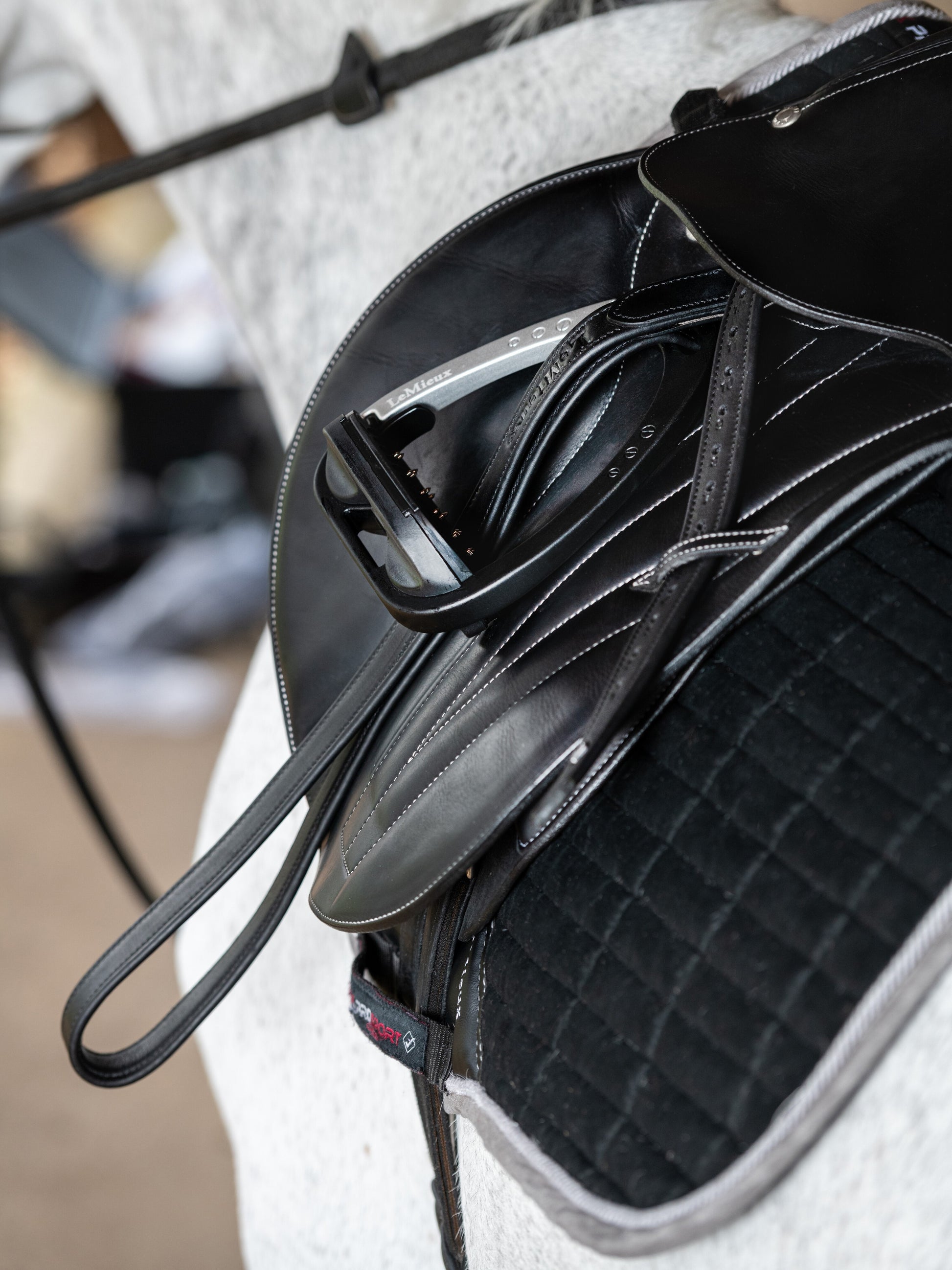 LeMieux Vector Stirrup Leathers-English Tack-LeMieux-130 cm / 51"-Brown-Evolution Equestrian Co.
