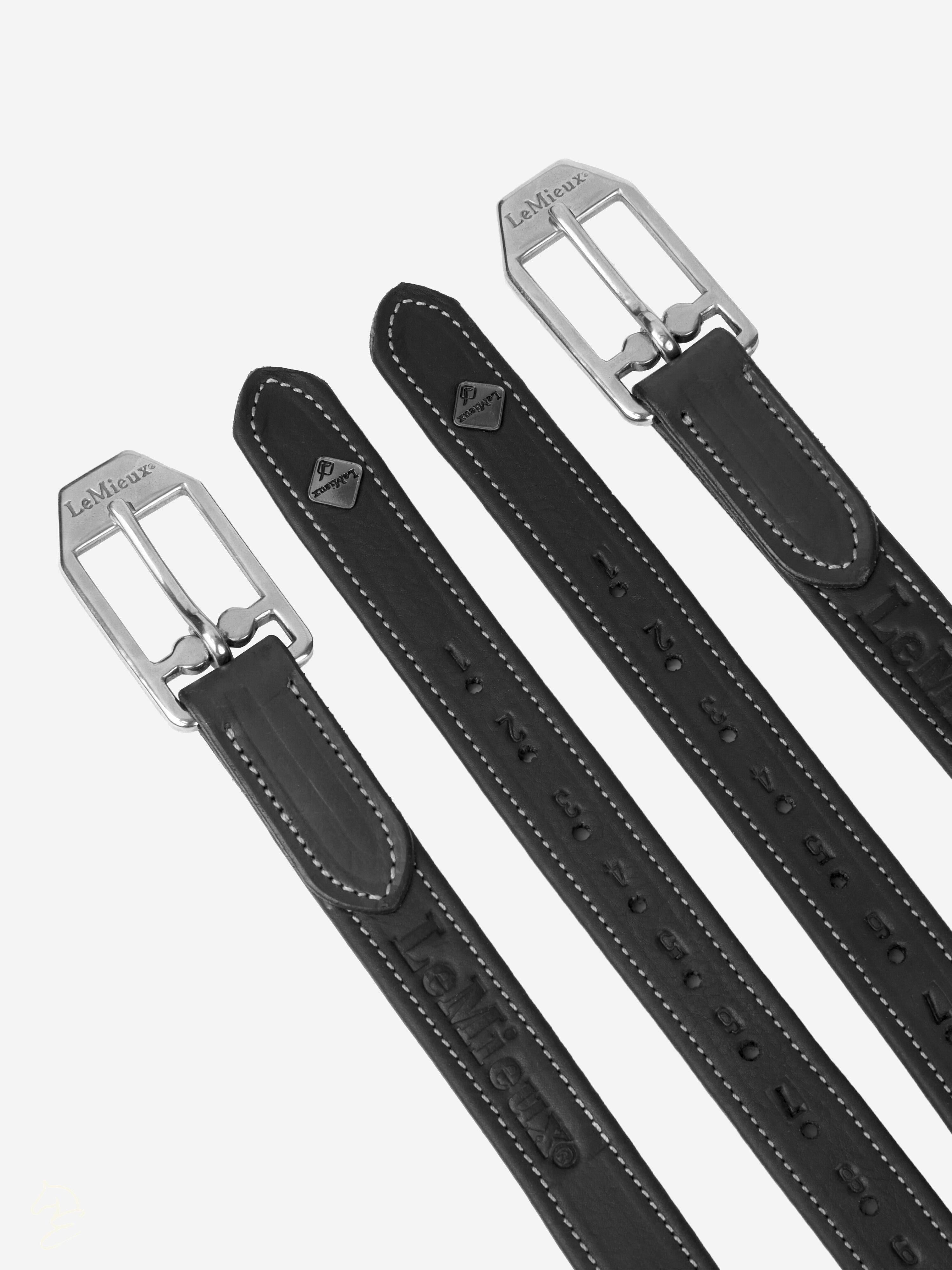 LeMieux Vector Stirrup Leathers-English Tack-LeMieux-130 cm / 51"-Brown-Evolution Equestrian Co.