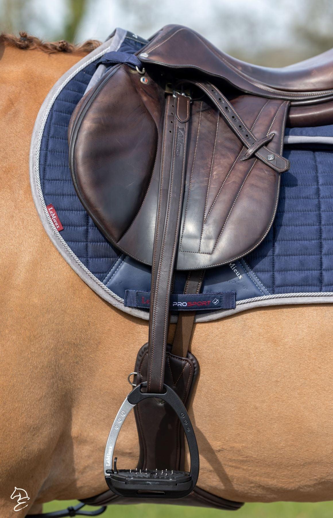 LeMieux Vector Stirrup Leathers-English Tack-LeMieux-130 cm / 51"-Brown-Evolution Equestrian Co.