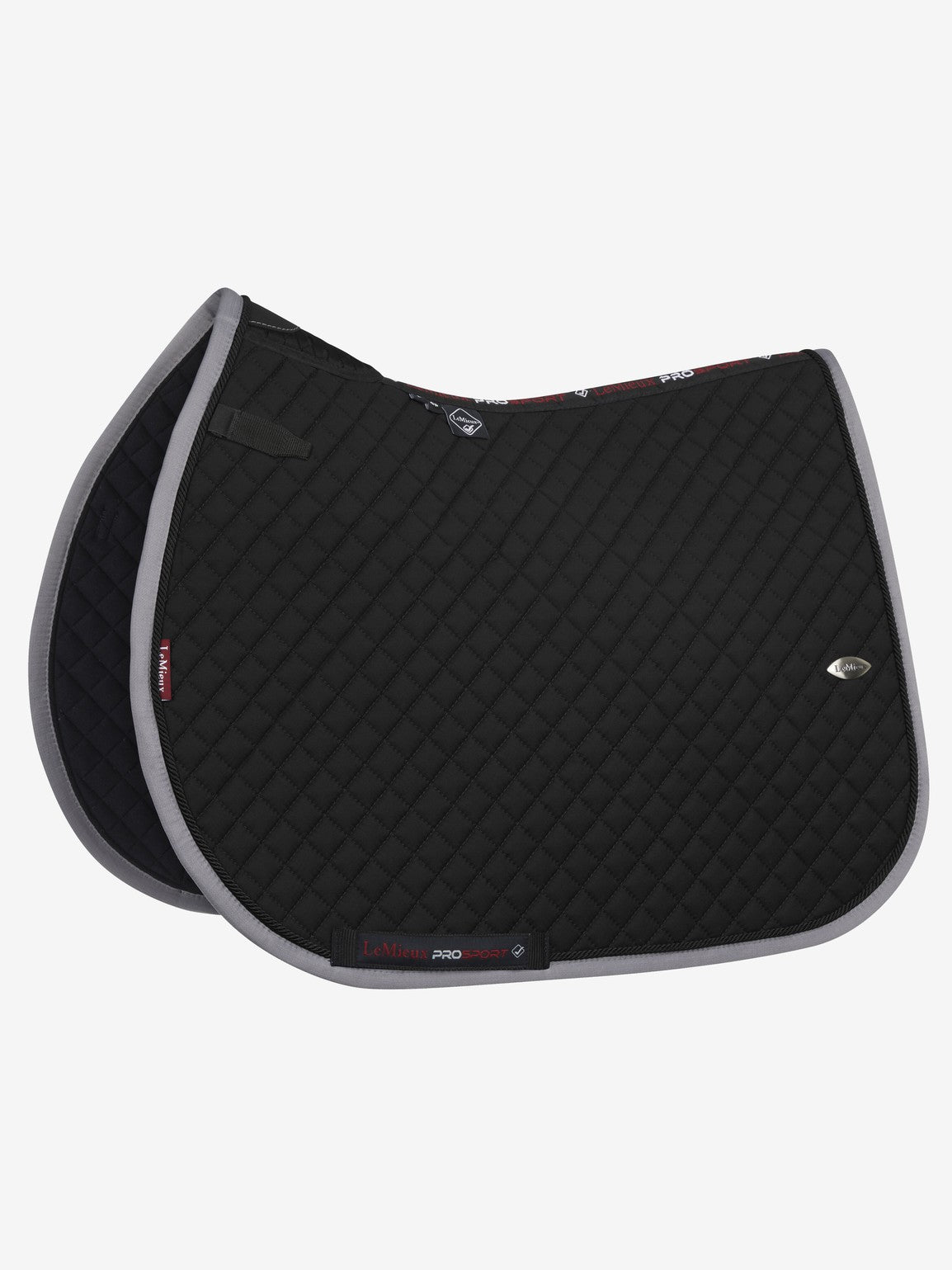 LeMieux Wither Relief Close Contact Saddle Pad-English Saddle Pad-LeMieux-Black-Evolution Equestrian Co.