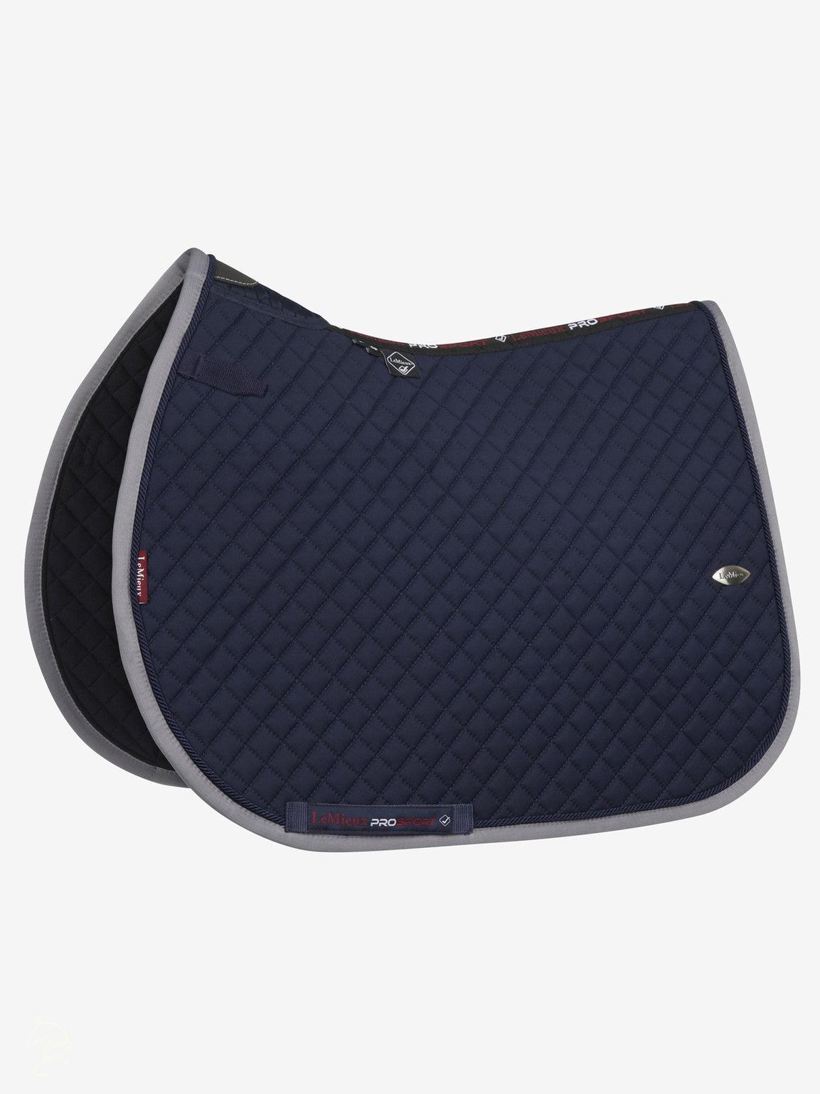 LeMieux Wither Relief Close Contact Saddle Pad-English Saddle Pad-LeMieux-Navy-Evolution Equestrian Co.