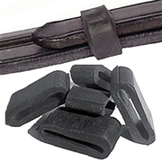 Nunn Finer Rubber Bridle Keepers-Horse Tack Accessories-Can Pro Equestrian Supply-Brown-Evolution Equestrian Co.