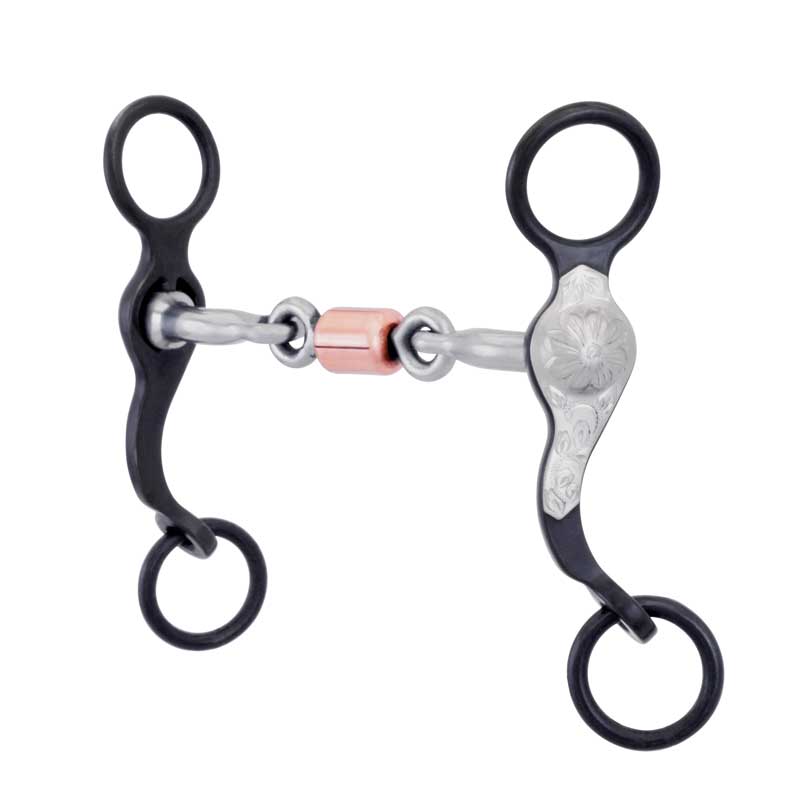 Santa Fe Flower Dog Bone Pony Western Bit-Horse Bits-Paratrade-Evolution Equestrian Co.