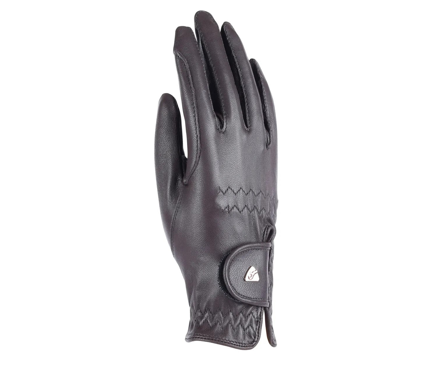 Shires Aubrion Leather Riding Gloves-Riding Gloves-Pegasus-XSmall-Black-Evolution Equestrian Co.