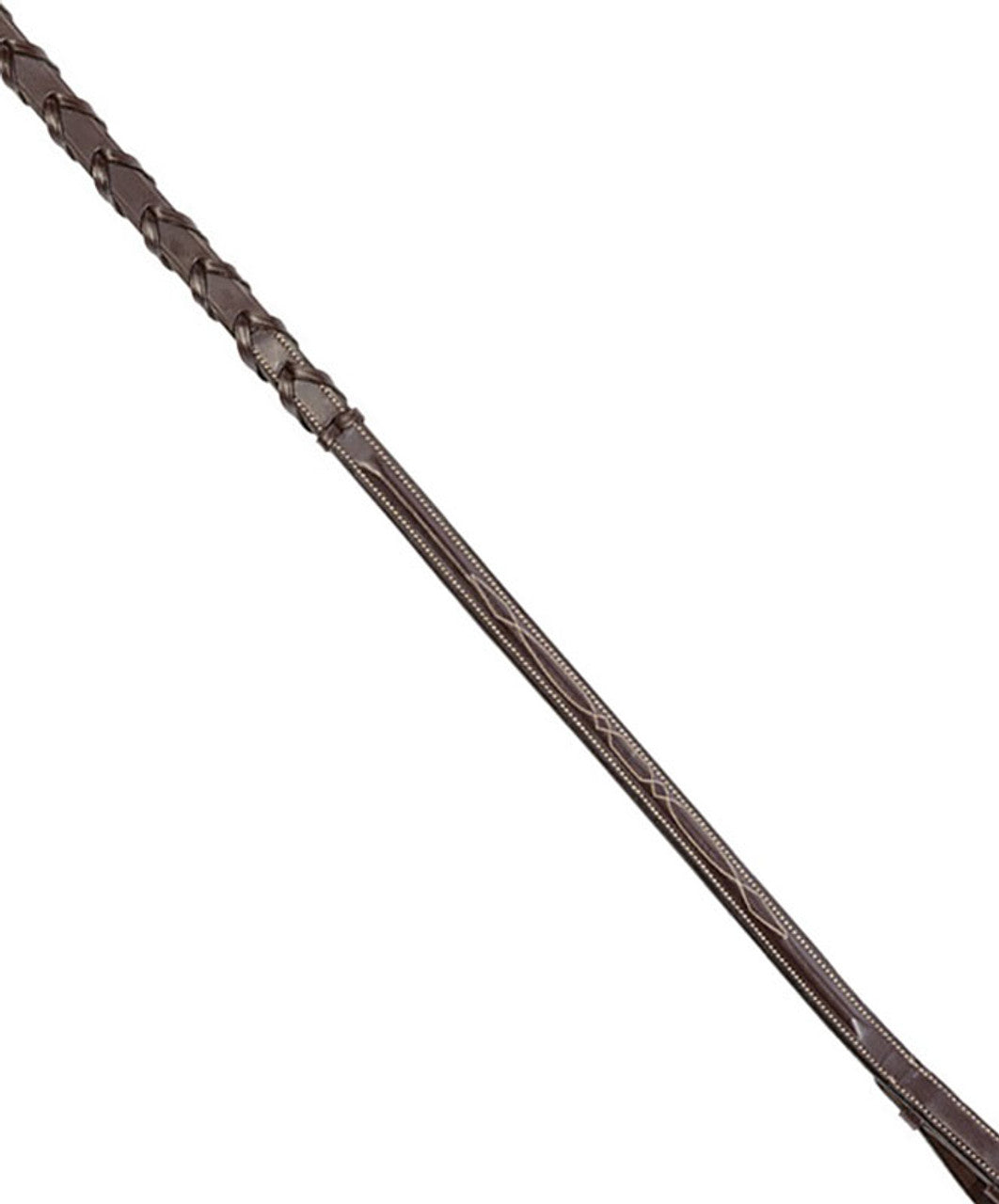 Shires Avignon Fancy Stitched Laced Reins-Horse Tack-Evolution Equestrian Co.-48" / Pony-Evolution Equestrian Co.