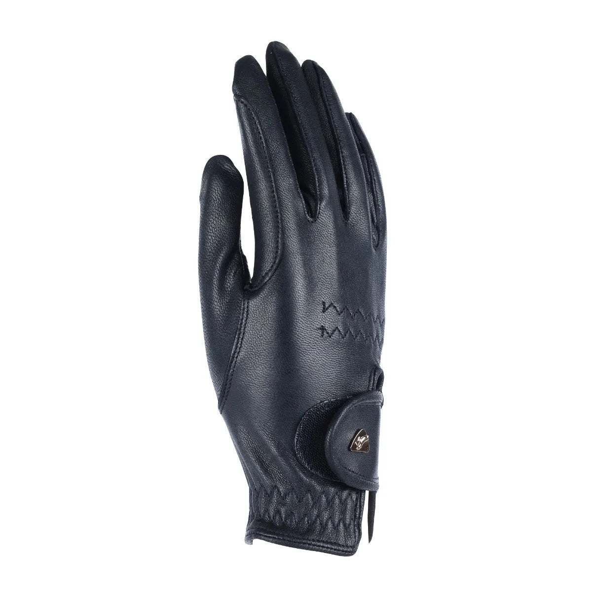 Shires Child Aubrion Leather Riding Gloves-Riding Gloves-Pegasus-Small-Black-Evolution Equestrian Co.