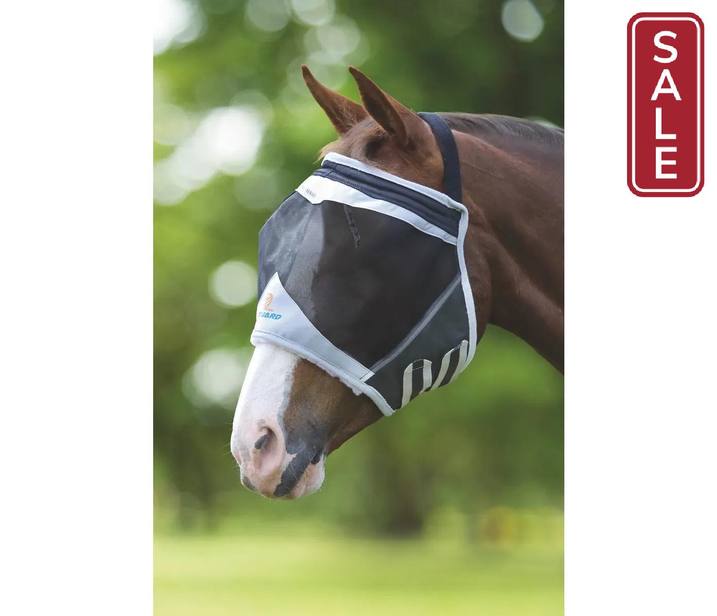 Shires Fine Mesh Earless Fly Mask-Fly Mask-Pegasus-Pony-Black-Evolution Equestrian Co.