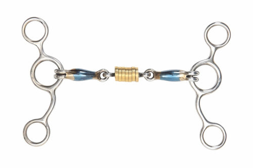 Shires Jr. Cowhorse Sweet Iron with Rollers-Bit-Pegasus-5