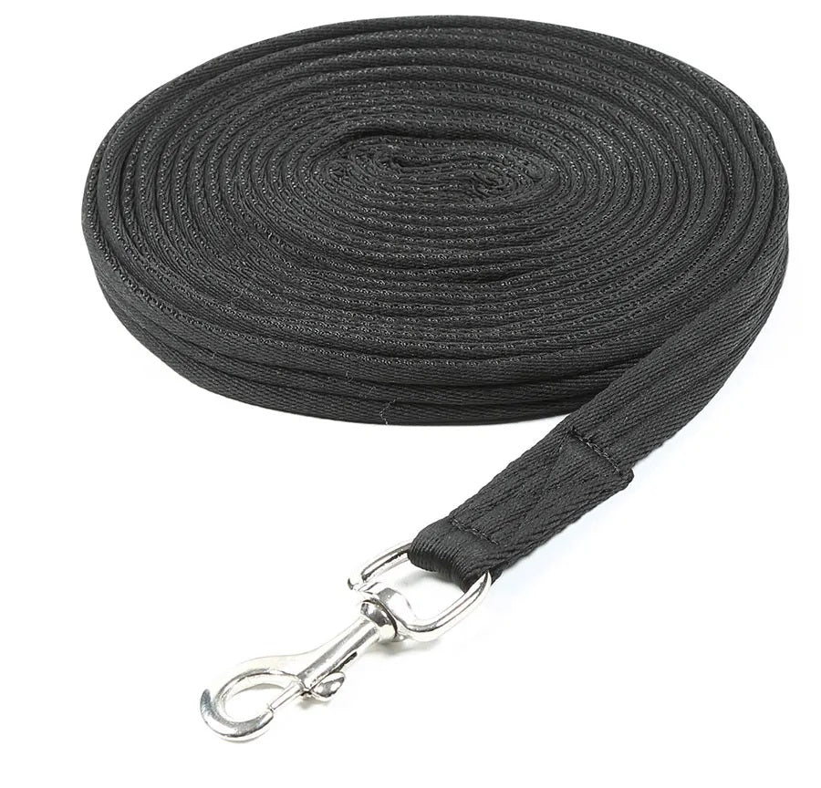 Shires Soft Feel Lunge Line-Lunge Line-Pegasus-Black-Evolution Equestrian Co.
