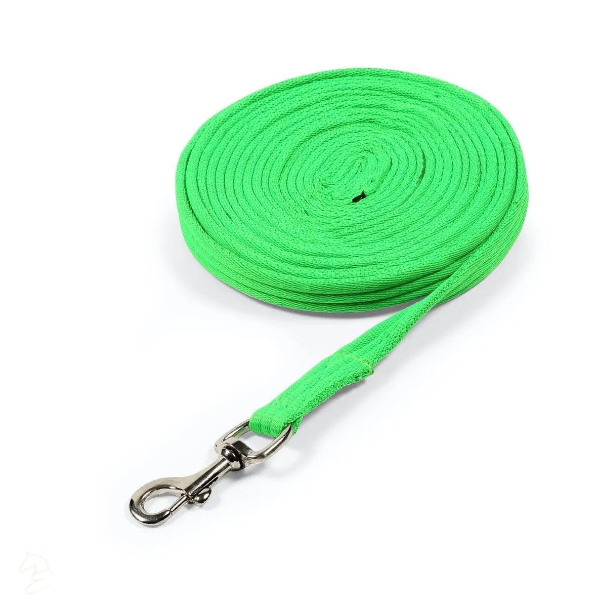 Shires Soft Feel Lunge Line-Lunge Line-Pegasus-Lime Green-Evolution Equestrian Co.